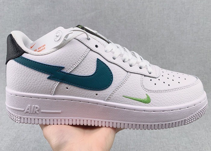 Air Force 1 Low 'Lightning Bolt' White/Aquamarine/Lime Glow/Off Noir DJ6894-100