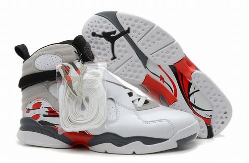 Air Jordan VIII (8) Retro White Blue Red Grey-26