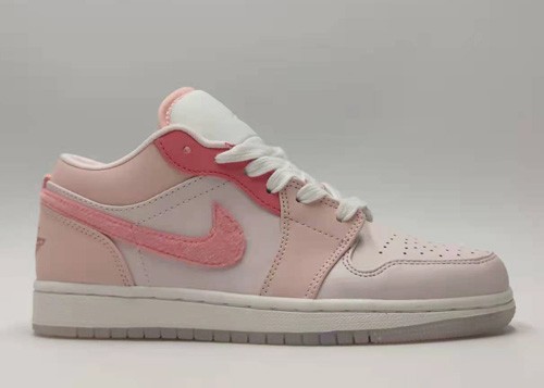 Air Jordan 1 Low SE Mighty Swooshers Pink (W)- DM5443-666