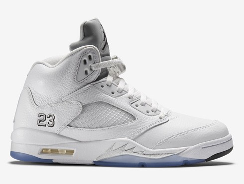 Air Jordan 5 Retro “White/Metallic”