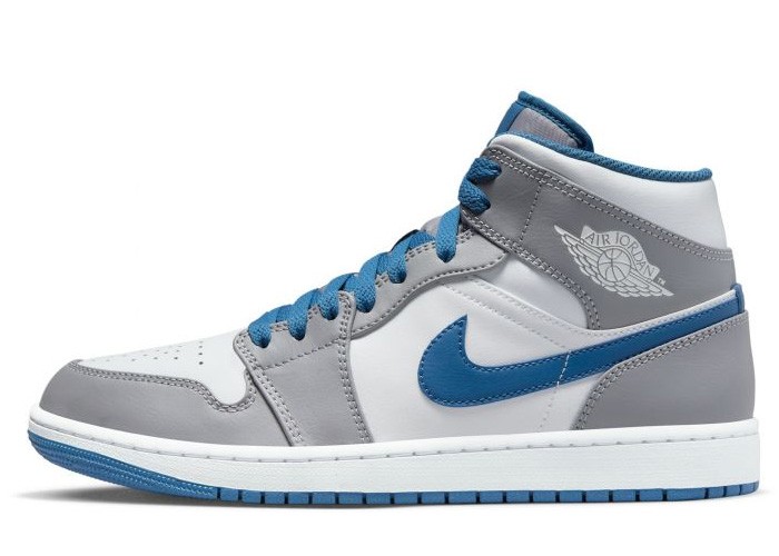 Air Jordan 1 Mid 'Cement True Blue' - DQ8426-014