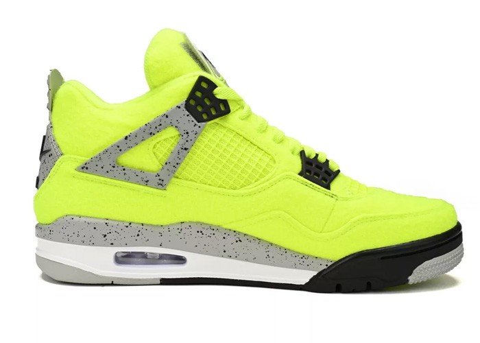 Air Jordan 4 retro Plush Fluorescent Yellow- DV6773-700