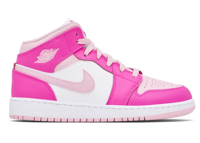 Air Jordan 1 Mid Fierce Pink GS - FD8780-116