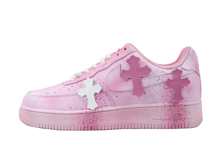 Nike Air Force 1- GOD Pink Custom