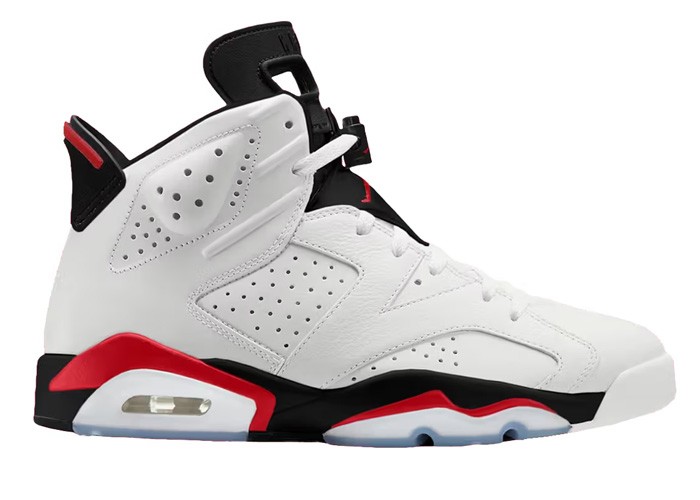 Air Jordan 6 &quotWhite/Fire Red" - CT8529-120