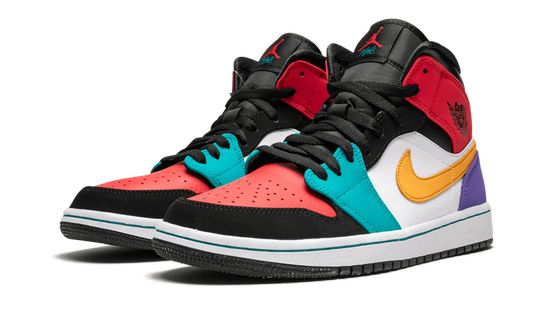 Air Jordans 1 Mid “Multicolor” 554724-125